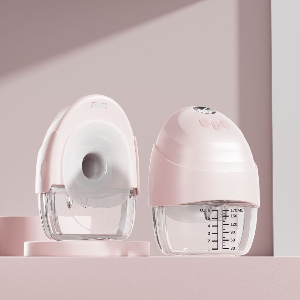 Wearable Electric Breast Pump With 170ml Large Capacity Bottle - 画像 (2)